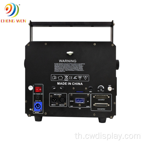 แสงเลเซอร์สีเต็มรูปแบบ 10W Professional DMX